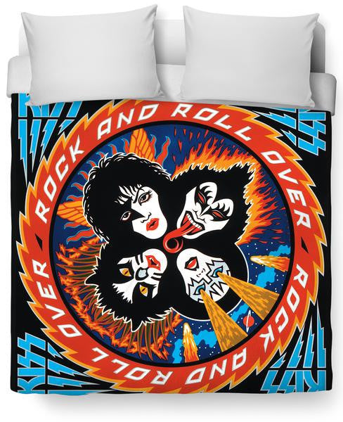 Rock And Roll Over Duvet Cover