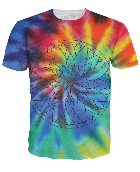 Flower Petal Tie-Dye T-Shirt