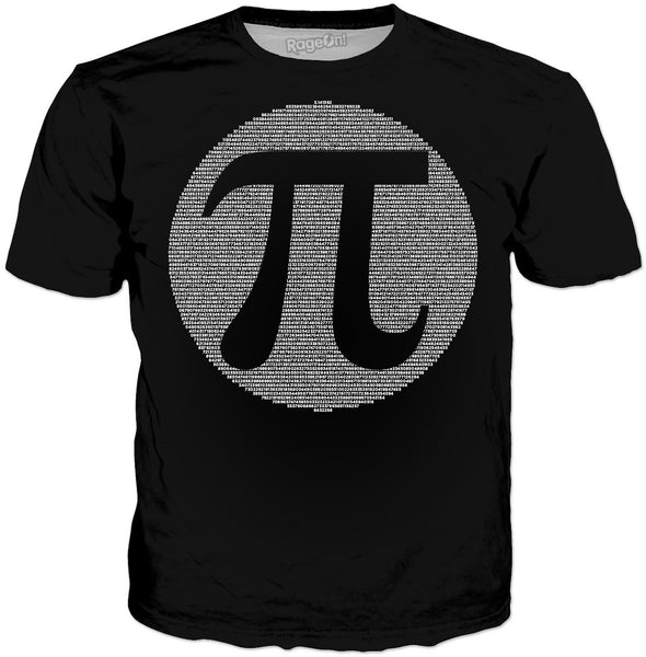 Pi Classic Black T-Shirt