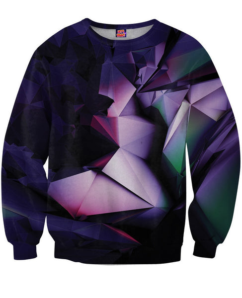 Purple Geometry Sweatshirt
