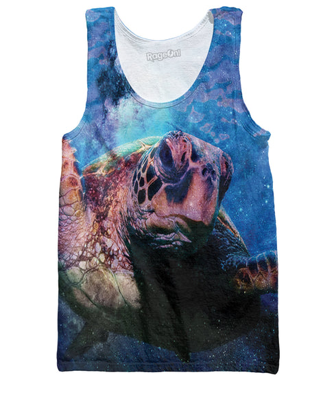 Space Turtle Tank Top