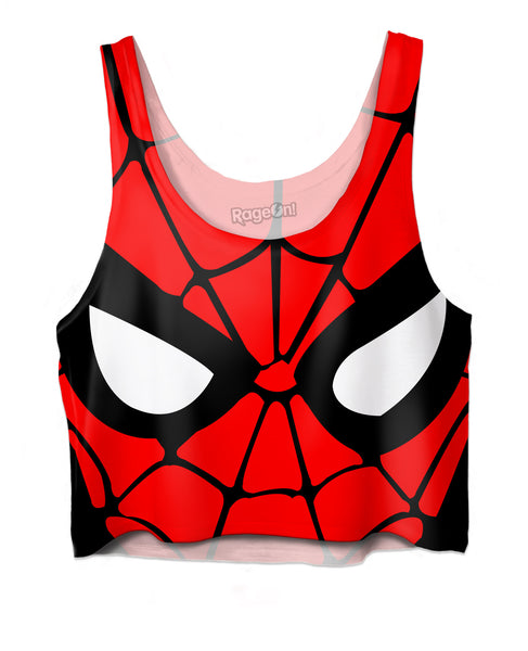 Spiderman Crop Top