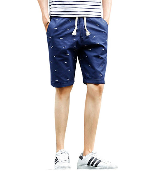 Fishbone Monogram Chino Shorts