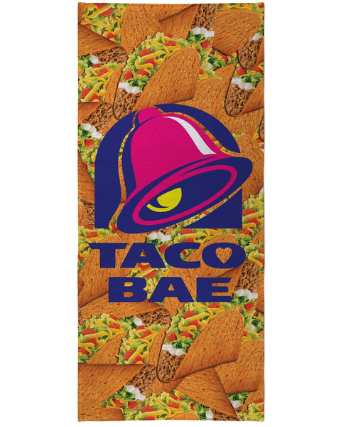 Taco Bae Beach Towel