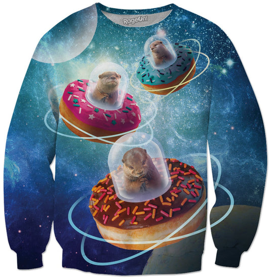 They Came From Otter Space Crewneck Sweatshirt