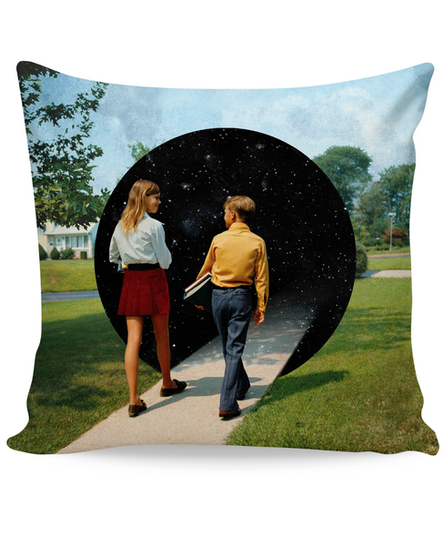Into the Black Hole Couch Pillow