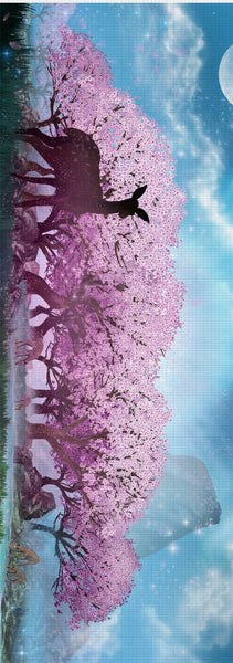 Cherry Blossom Lake Yoga Mat