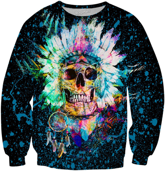 Skull-Wild Spirit Sweatshirt