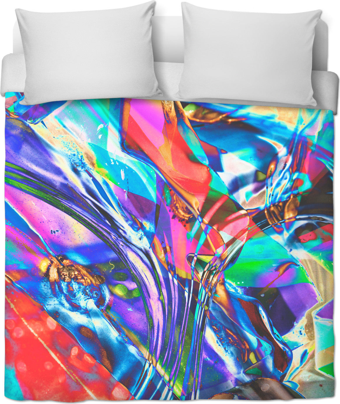 Glass Smash Duvet Cover