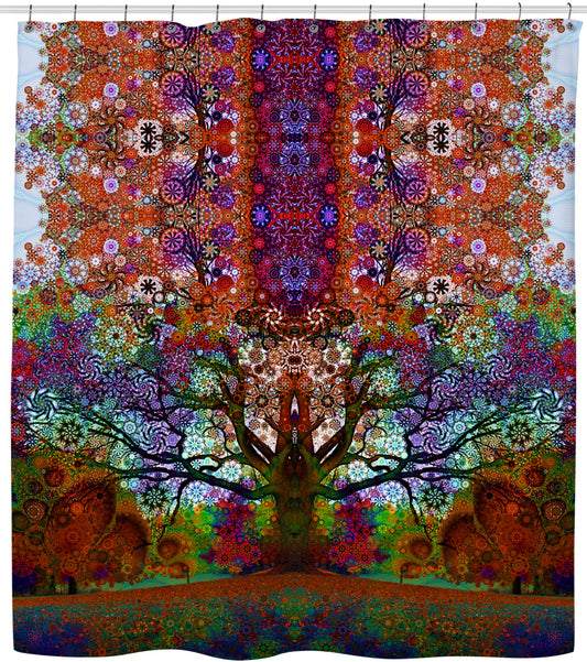 Trip Tree Shower Curtain