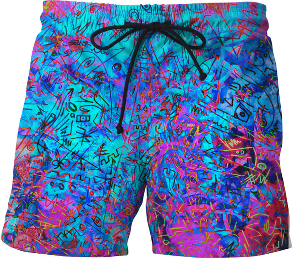 Happy With Colors Swim Shorts