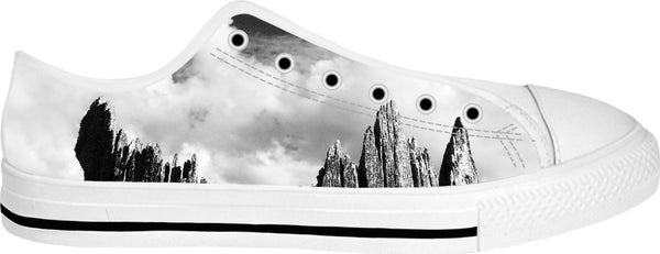 Lightning Tree White Low Top Shoes