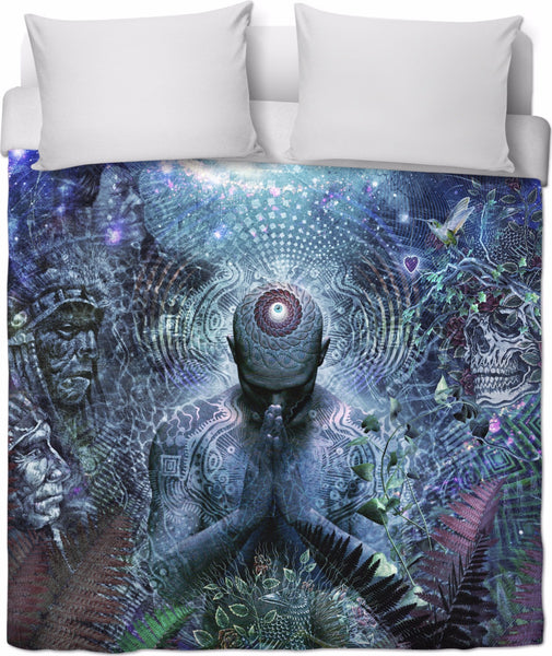 Gratitude For The Earth And Sky - Duvet Bed Cover