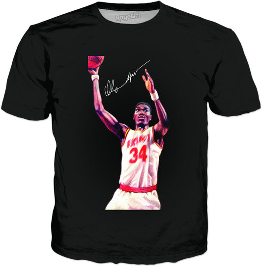 Hakeem Olajuwon Autographed T-Shirt