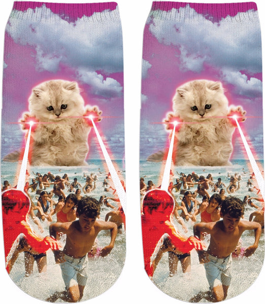 The Kitten No One Loved v2 Ankle Socks
