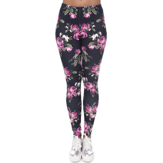 Retro Floral Leggings