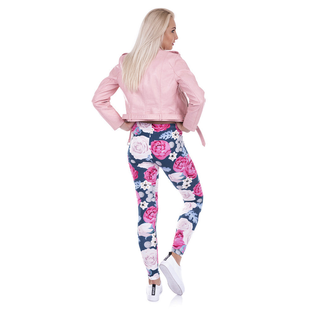 Pink Rose Leggings