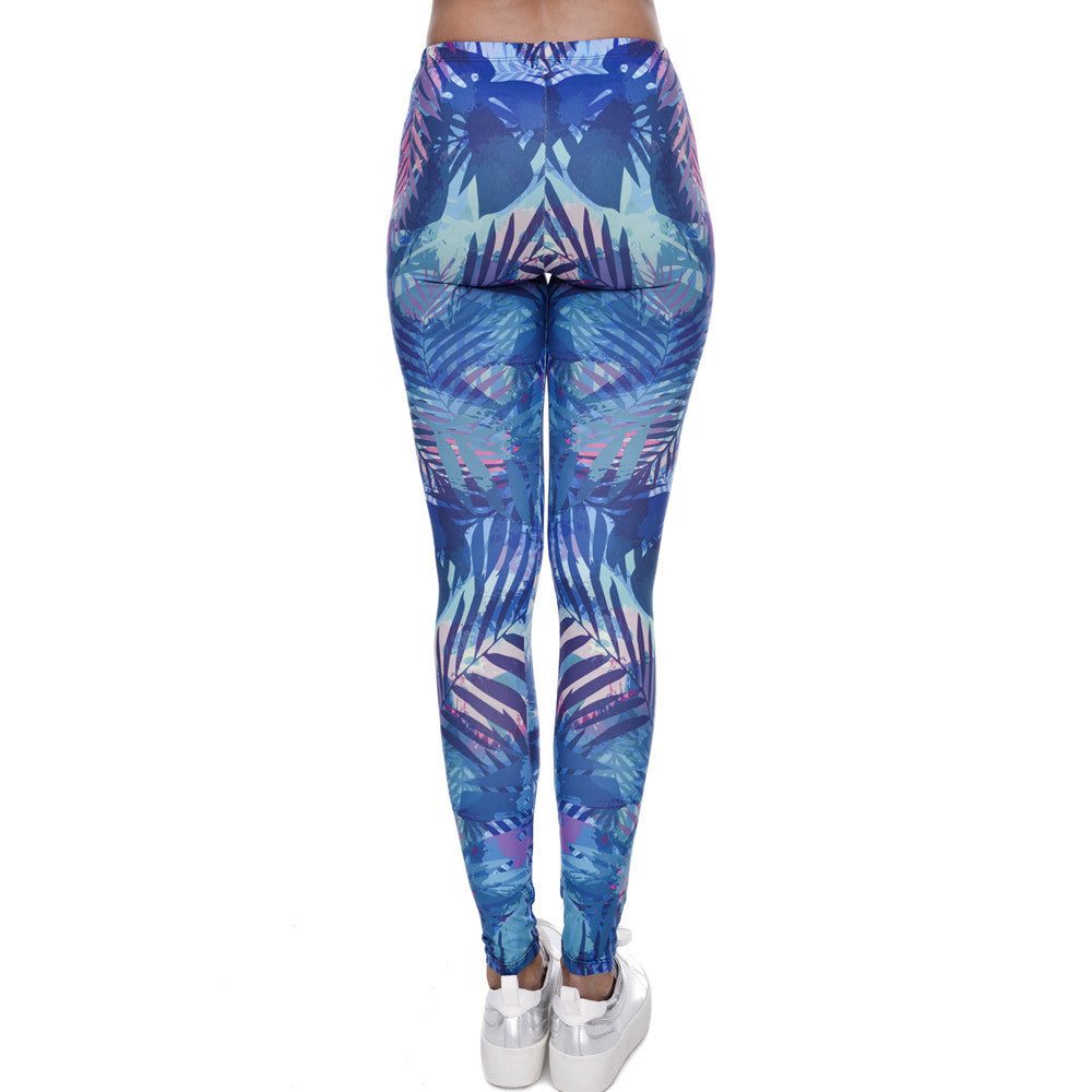 Blue Paradise Leggings