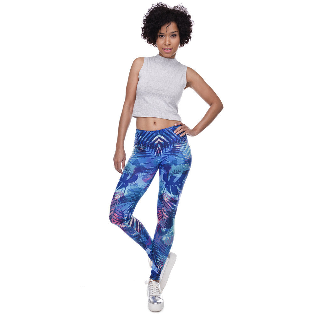 Blue Paradise Leggings