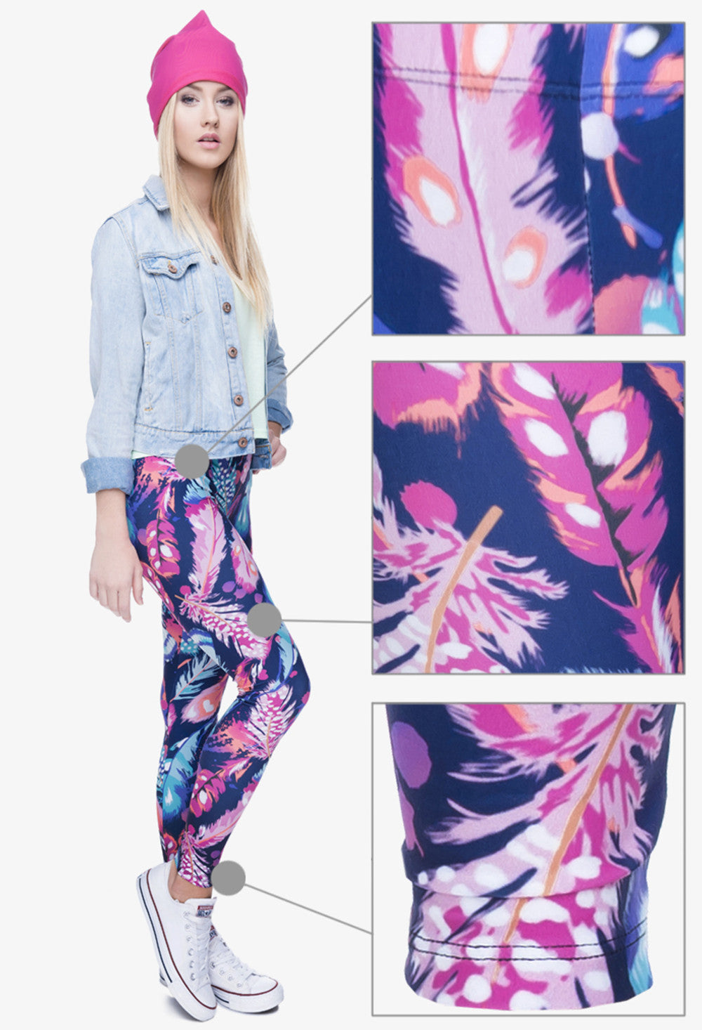 Exotic Feather Leggings