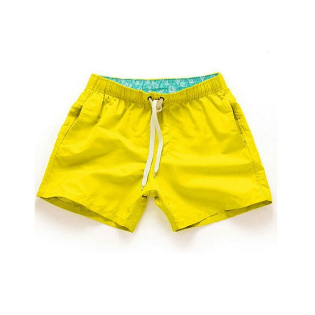 Solid Quick Dry Chubbies Swim Trunks