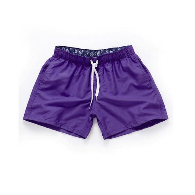 Solid Quick Dry Chubbies Swim Trunks