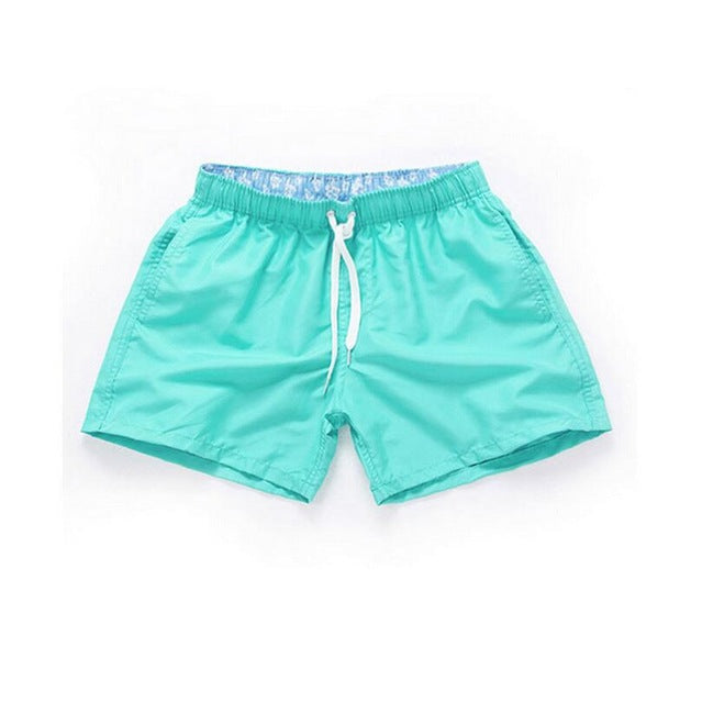 Solid Quick Dry Chubbies Swim Trunks