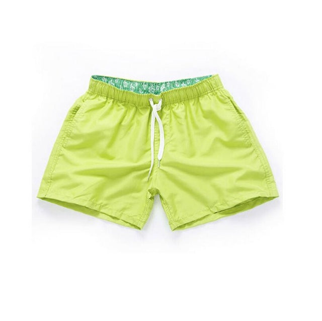 Solid Quick Dry Chubbies Swim Trunks