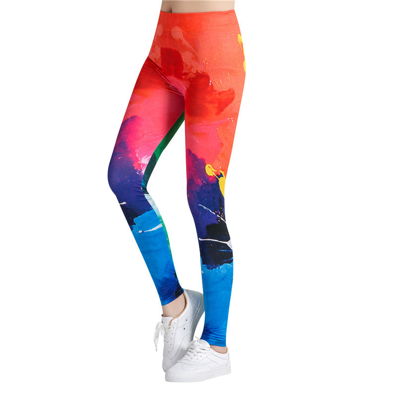 Paint Pattern Leggings