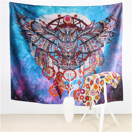 Owl Dream Catcher Tapestry