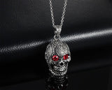 Stainless Steel Sugar Skull Necklace