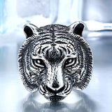 Prime Bengal Tiger Silver Ring