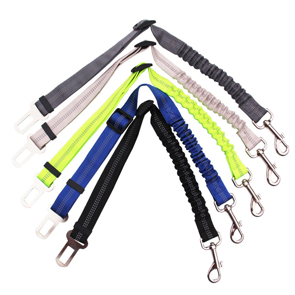 Adjustable Pet Seat Belt Elastic Reflective Car Safety Rope Dog Cat Supplies