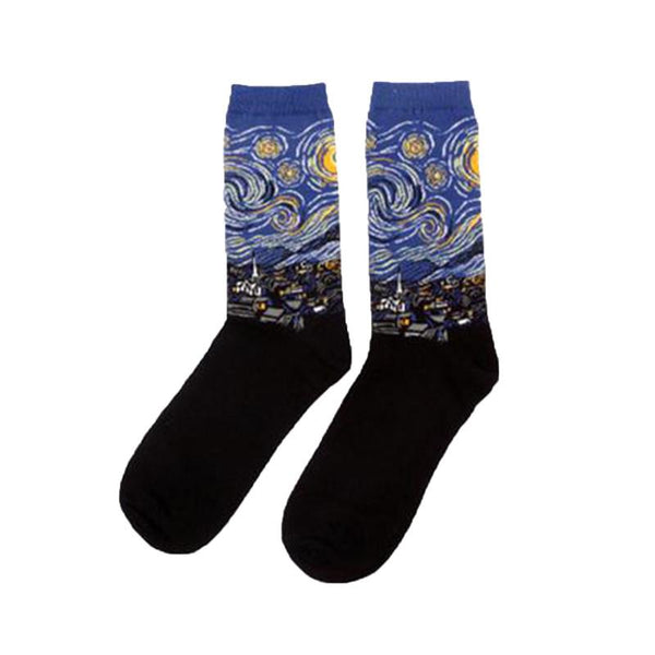 Starry Night Crew Socks